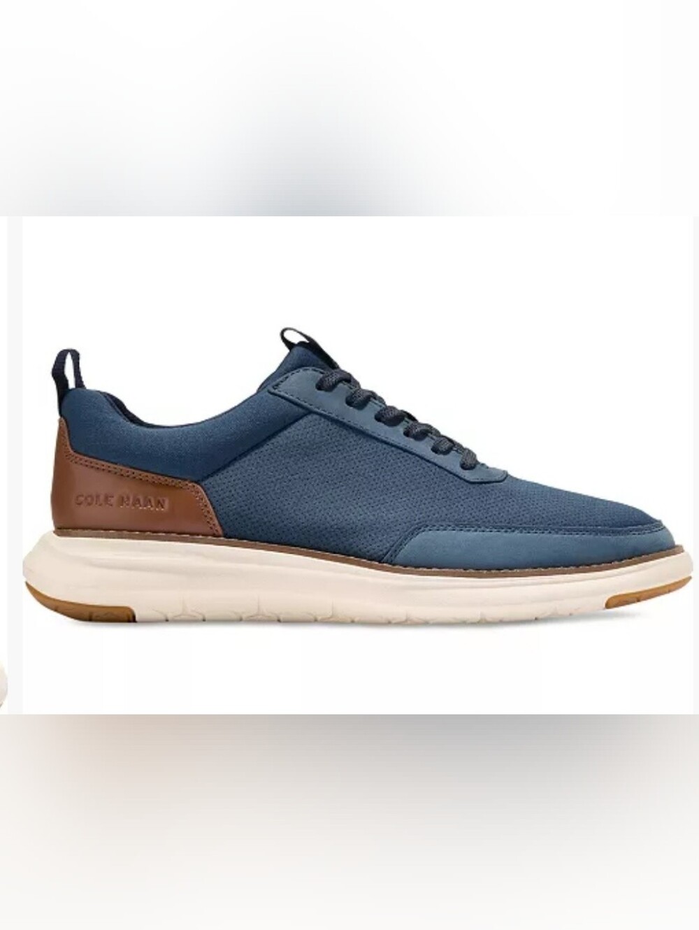 Size 12 Cole Haan Grand Remix Men's Casual Blue Lace-Up Sneakers Retail 160$ - Picture 2 of 9